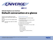 NEC UNIVERGE UM8500 Manual