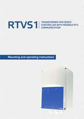 Sentera Controls RTVS1-15L22 Mounting And Operating Instructions
