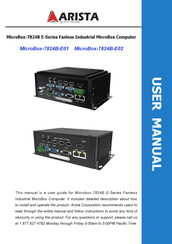 Arista MicroBox-7824B-E01 User Manual