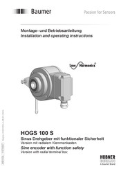Baumer HOGS 100 S Installation And Operating Instructions Manual