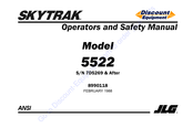 JLG SKYTRAK 5522 Operator's And Safety Manual