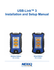 NEXIQ Technologies 121054 Installation And Setup Manual