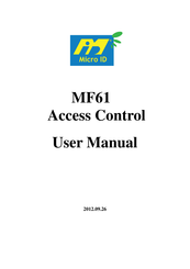 Micro Id MF61 User Manual
