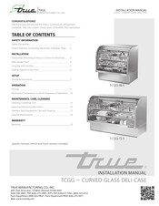 True TCGG-72-S Installation Manual