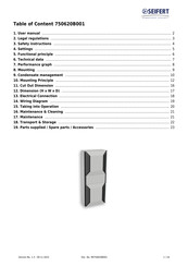 Seifert 750620B001 User Manual