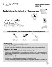 Luxart Serendipity SE411TO Installation Manual