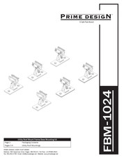 Safe Fleet Prime Design FBM-1024 Assembly Instructions