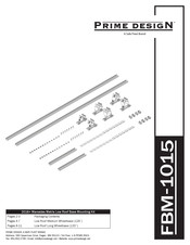 Safe Fleet Prime Design FBM-1015 Assembly Instructions Manual