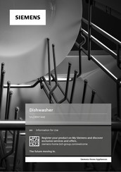 Siemens SN23EW14AE User Manual