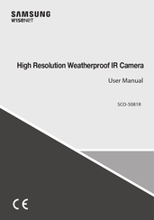 Samsung WISENET SCO-5081R User Manual