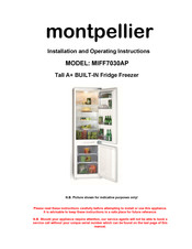 montpellier MIFF7030AP Installation And Operating Instructions Manual