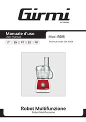 TREVIDEA Girmi RB15 User Manual