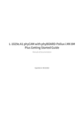 Phytec L-1029e.A1 Getting Started Manual