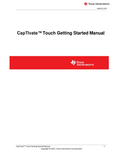 Texas Instruments CapTIvate Touch Getting Started Manual