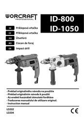 Worcraft PROFESSIONAL ID-800 Instruction Manual