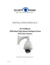 Security Tronix ST-PTZ480-22 Installation Manual
