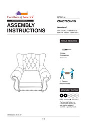 Furniture of America CM6572CH-VN Assembly Instructions Manual