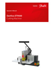 Danfoss ET9550 Operator's Manual