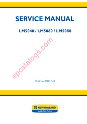 New Holland LM5040 Service Manual