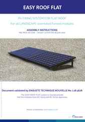EDILIANS EASY ROOF TOP Assembly Instructions Manual