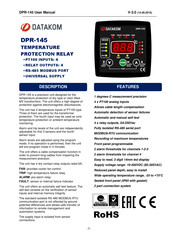 Datakom DPR-145 User Manual