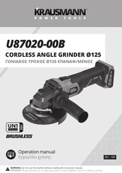 KRAUSMANN U87020-00B Operation Manual
