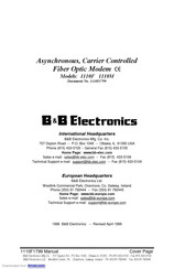 B&B Electronics 1110M Manual