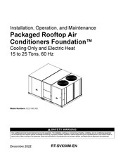 Trane Foundation ECC180-300 Installation, Operation And Maintenance Manual