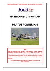 SusiAir PILATUS PORTER PC6 Maintenance Program