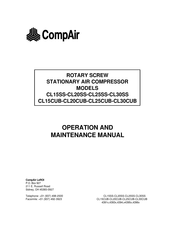 CompAir CL25CUB Operation And Maintenance Manual