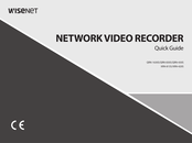Hanwha Techwin WISENET QRN-830S Quick Manual