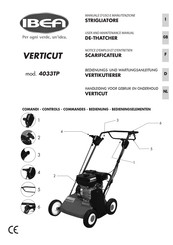 IBEA 4033TP User And Maintenance Manual