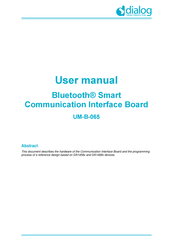 Dialog Semiconductor UM-B-065 User Manual