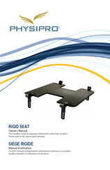 Physipro RIGID SEAT Owner's Manual