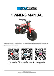 SYXmoto KXD505 Owner's Manual