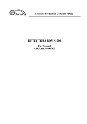 Doza BDMN-200 User Manual