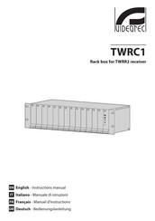 Videotec TWRC1 Instruction Manual