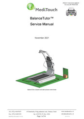 MediTouch BalanceTutor Service Manual