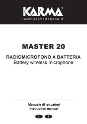 Karma MASTER 20 Instruction Manual