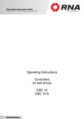 RNA EBC 10 S Operating Instructions Manual