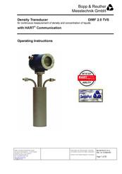 Bopp & Reuther DIMF 2.0 TVS Operating Instructions Manual