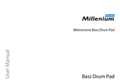 thomann Millenium Metronome Bass Drum Pad User Manual