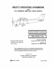 Cessna 17273274 Pilot Operating Handbook