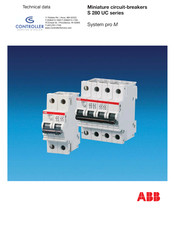 ABB S 280 UC Series Technical Data Manual