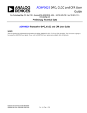 Analog Devices ADRV9029 User Manual
