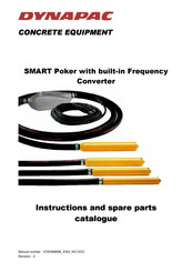 Dynapac SMART Poker SMART48 Instructions And Spare Parts Catalogue