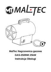 MALTEC GAS-2500Wt Instruction Manual