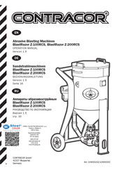 Contracor BlastRazor Z-200RCS Operation Manual