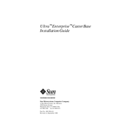Sun Microsystems Ultra Enterprise Caster Base Installation Manual