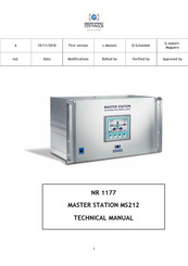 Bernard Controls MASTER STATION MS212 Technical Manual